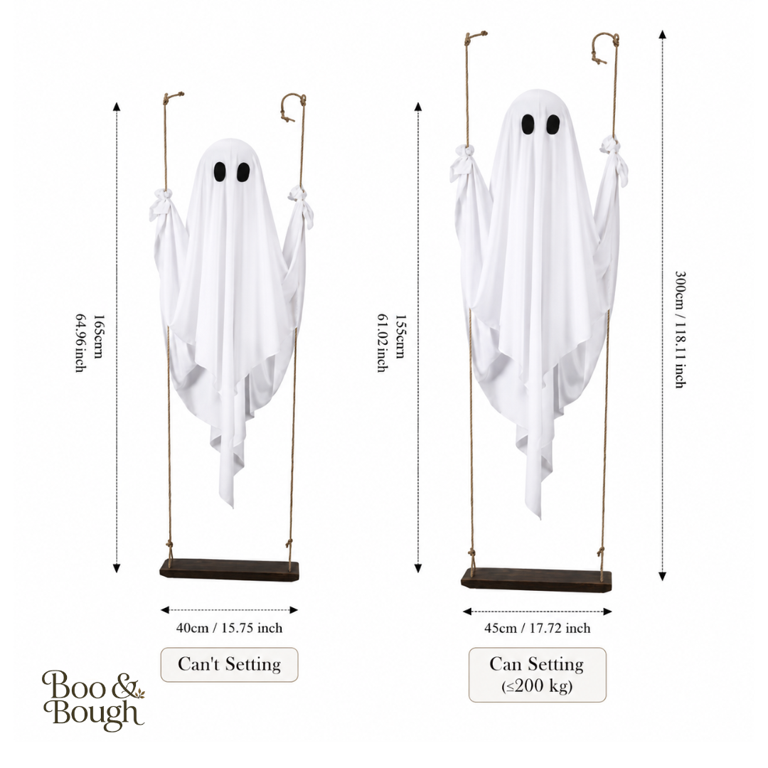 Boo & Bough™ Glowing Ghost Swing